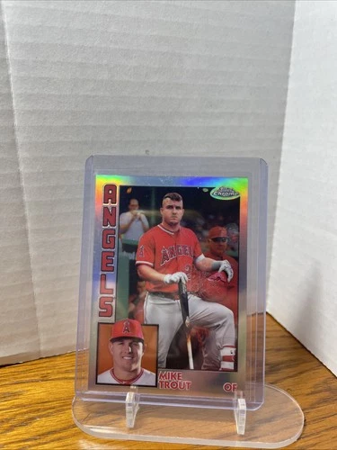 2019 Topps Chrome - 1984 Topps Mike Trout #84TC-17 Refractor