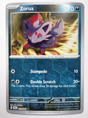 Zorua 031/064 Sv: Shrouded Fable Reverse Holo | eBay
