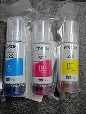 Epson T522 T522520-S Cyan/Magenta/Yellow Ink Cartridge Ecotank