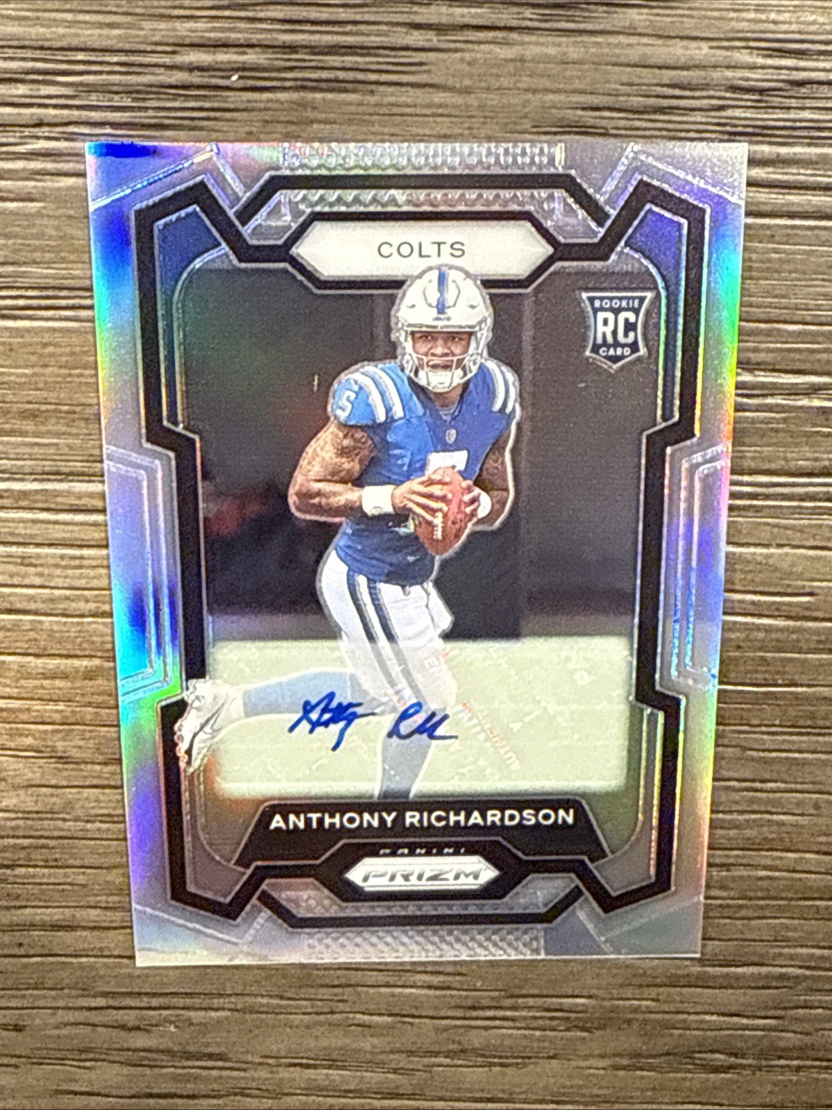 2023 Panini Prizm Rookies Anthony Richardson #343 Silver Auto NM - Mint #PNCARDS
