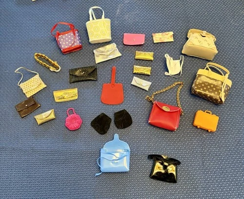 vintage Fashion, Doll, Purses, Accessories Mixed Maddy Mod Shillman clutch