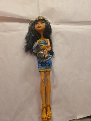 Monster High Ghoul's Pet Cleo de Nile Doll Complete!!