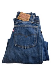 Vintage Levi  s 501 Jeans 80  s USA Women  s High Rise 26501 Button Fly Sz 24x28
