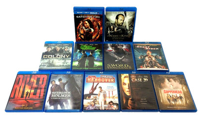 Mixed Lot 11 Blu-Ray Discs Movies The Hangover Sherlock Holmes Hunger Games