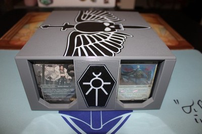 Warhammer 40k themed MTG EDH Commander Card Case , 4 deck party box
