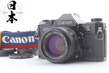  MINT w/Strap  Canon AE-1 Black Film Camera New FD NFD 50mm f1.4 Lens From JAPAN