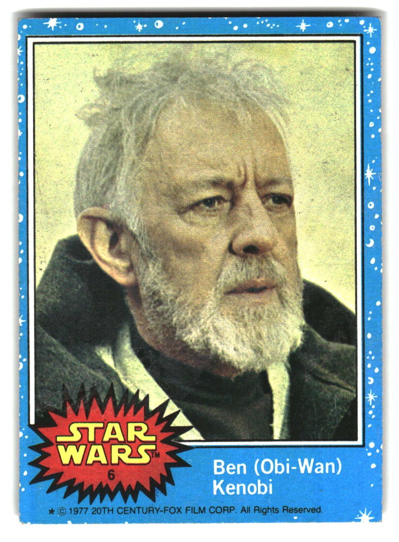 1977 Topps Star Wars #6 Ben (Obi-Wan) Kenobi