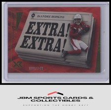 2021 Panini XR #EXT19 DeAndre Hopkins Extra Extra Red #/149