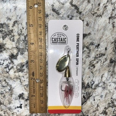 Castaic Cone Feather Spin 3  1/4 Oz 4-5ft Depth new