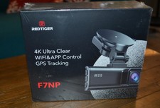 REDTIGER F7NP 128GB Dash Camera Front and Rear 4K Dash Cam With WiFi GPS