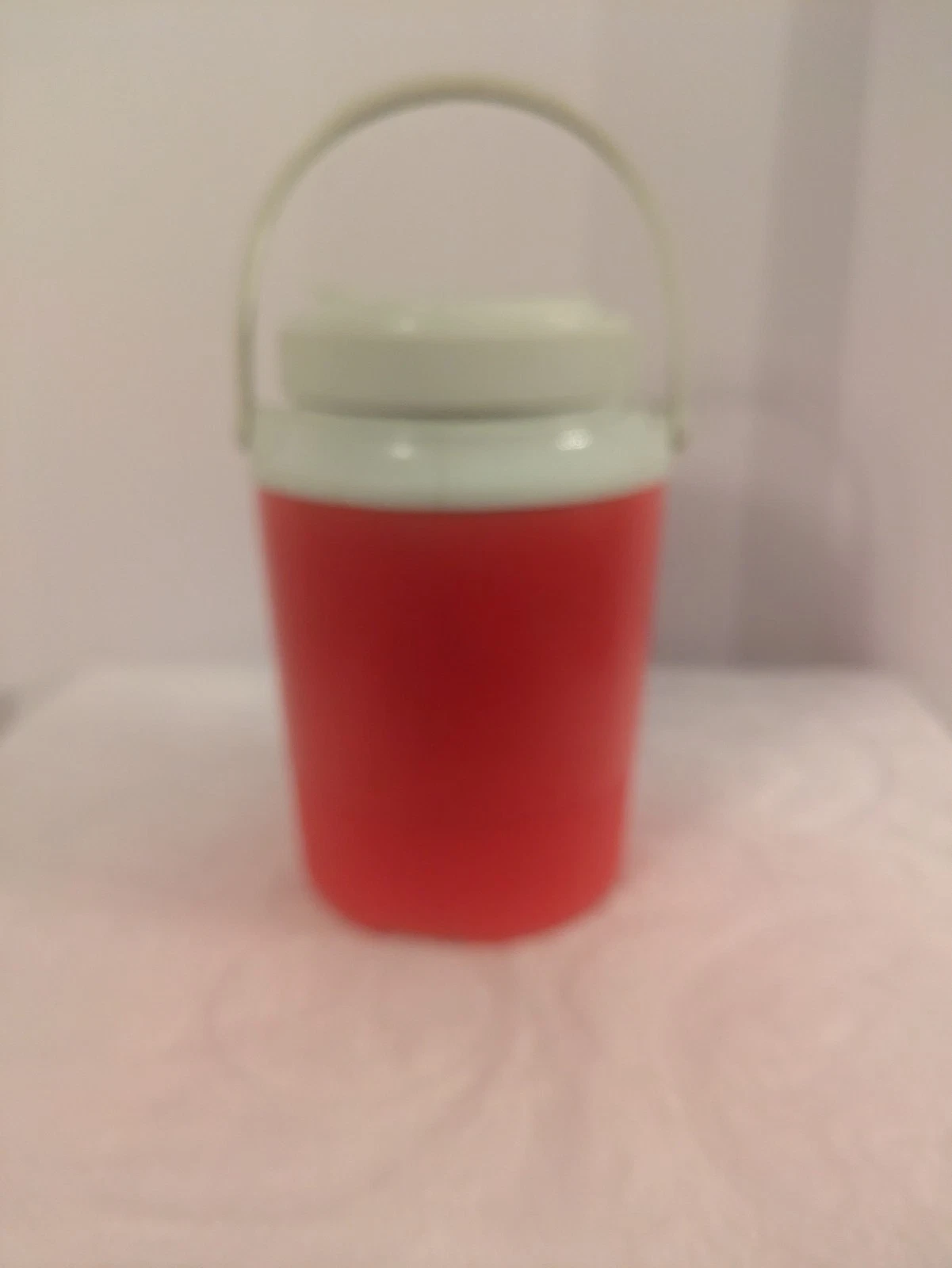 Vntg GOTT Pizza Hut Half Gallon Beverage Drink Cooler Jug Model 1502 Red White!