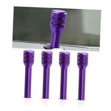 4PCS Car Door Lock Knobs, 1.96 0.47 Inch Door Lift Bolt Auto Inner Door Purple