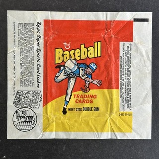 1975 Topps Baseball Wax Pack WRAPPER