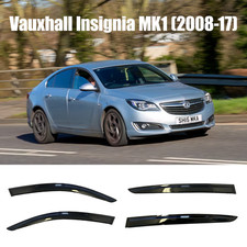 For Vauxhall Insignia 2008-17 MK1 5-Door Wind Deflectors Tinted 4Pcs Rain Sun
