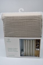 Haven Shower Curtain, Organic Cotton Double G...