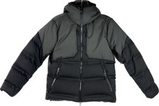 SEASE Men s Hooded Puffer Jacket Black/Gray S...