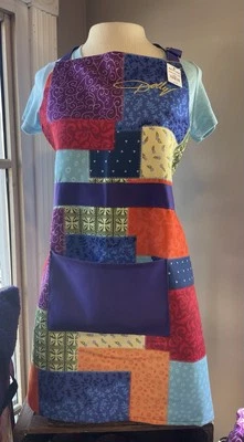 NEW! Coat of Many Colors Apron Dollywood Dolly Parton
