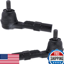 TRQ Front Outer Tie Rod Set 2pc For 2007-2008 Honda Fit