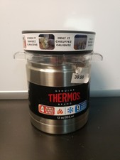 NEW Thermos 12 oz. Stainless Steel Food Jar w/ Microwavable Container