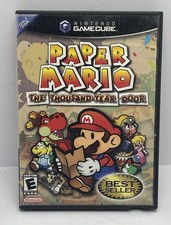 Paper Mario The Thousand Year Door Nintendo Gamecube, NO Manual, Tested.