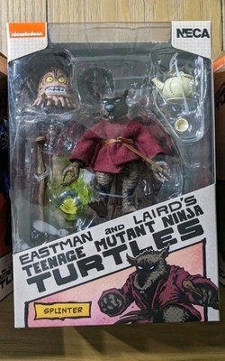 NECA TMNT Teenage Mutant Ninja Turtles Eastman Laird SPLINTER New/Sealed Figure