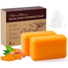 Kojic Acid Soap, Turmeric Soap Bar for Dark Spots Brightening Moisturizing...