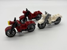 Lego Marvel Super Heroes Captain America Motorcycle Bike Motorbike Scrambler X 3