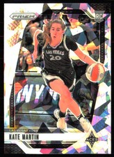 2024 Panini Prizm WNBA #126 Kate Martin Ice Prizms RC Las Vegas Aces