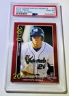 2010 Cedar Rapids Kernels Mike Trout Rising Alumni Red Rookie RC #2 PSA 10