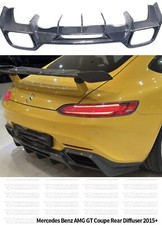 MERCEDES AMG GT R GT S C190 R190 HECKDIFFUSOR STOßSTANGE VOLANT ECHT KOHLEFASER MERCEDES AMG GT R GT S C190 R190 HECKDIFFUSOR STOßSTANGE VOLANT ECHT KOHLEFASER