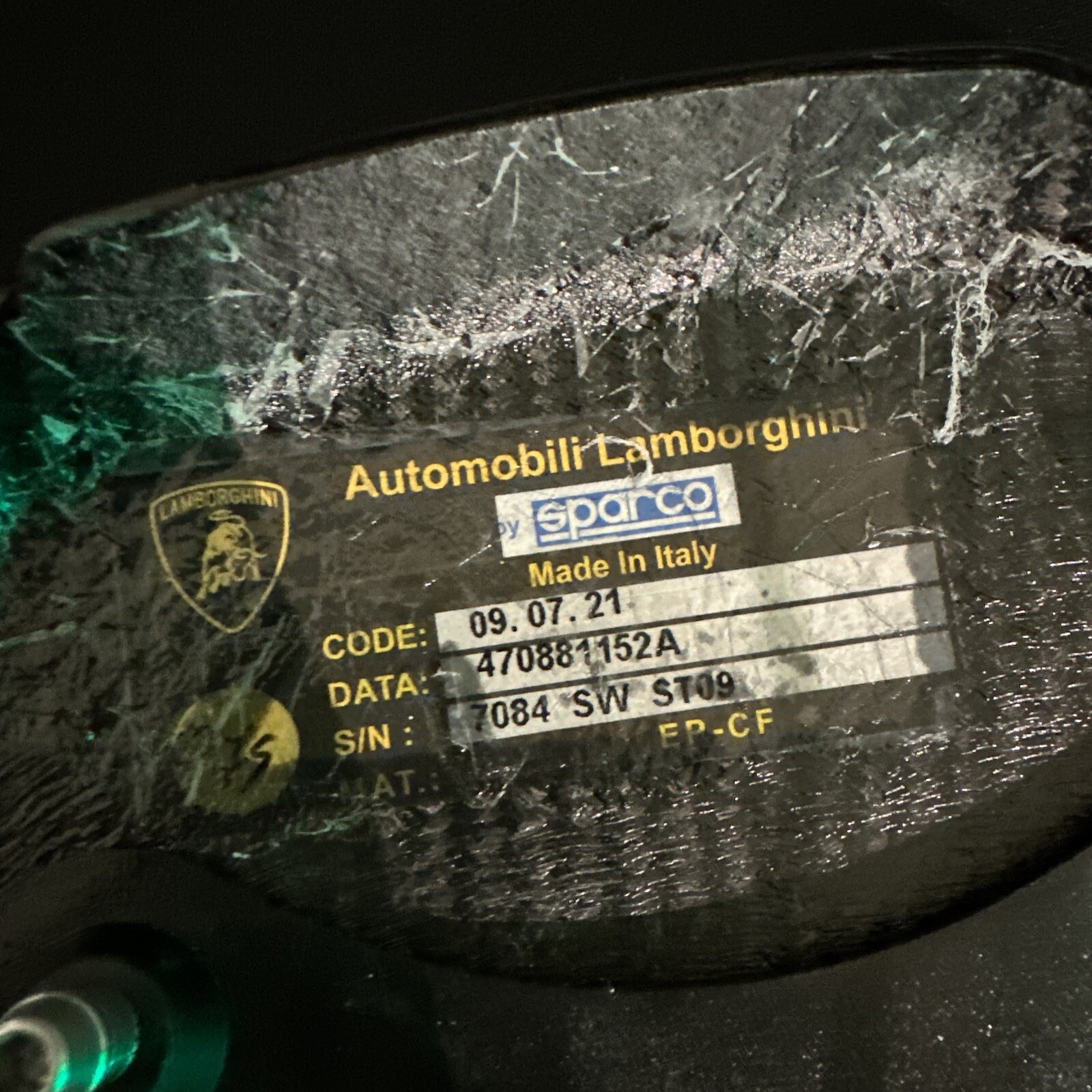 Lamborghini aventador head restraint cover