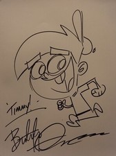 Butch Hartman - fairly Odd Parents - sign sketch