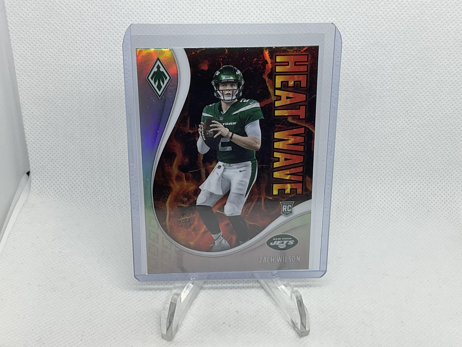 2021 Panini Phoenix #14 Zach Wilson Heat Wave