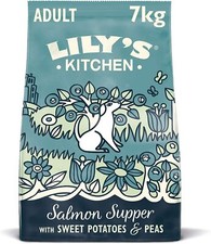 Lily's Kitchen Salmon Supper Natural Grain Free Complete Adult Dry Dog Food 7 kg