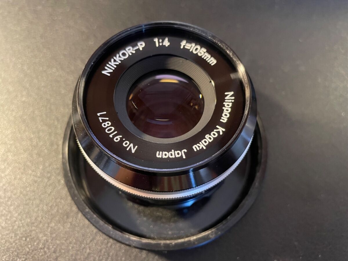 Nikon Bellows Nippon Kogaku 105mm F4 Short Lens - FIRST Nikon Bellows Nippon Kogaku 105mm F4 Short Lens - FIRST