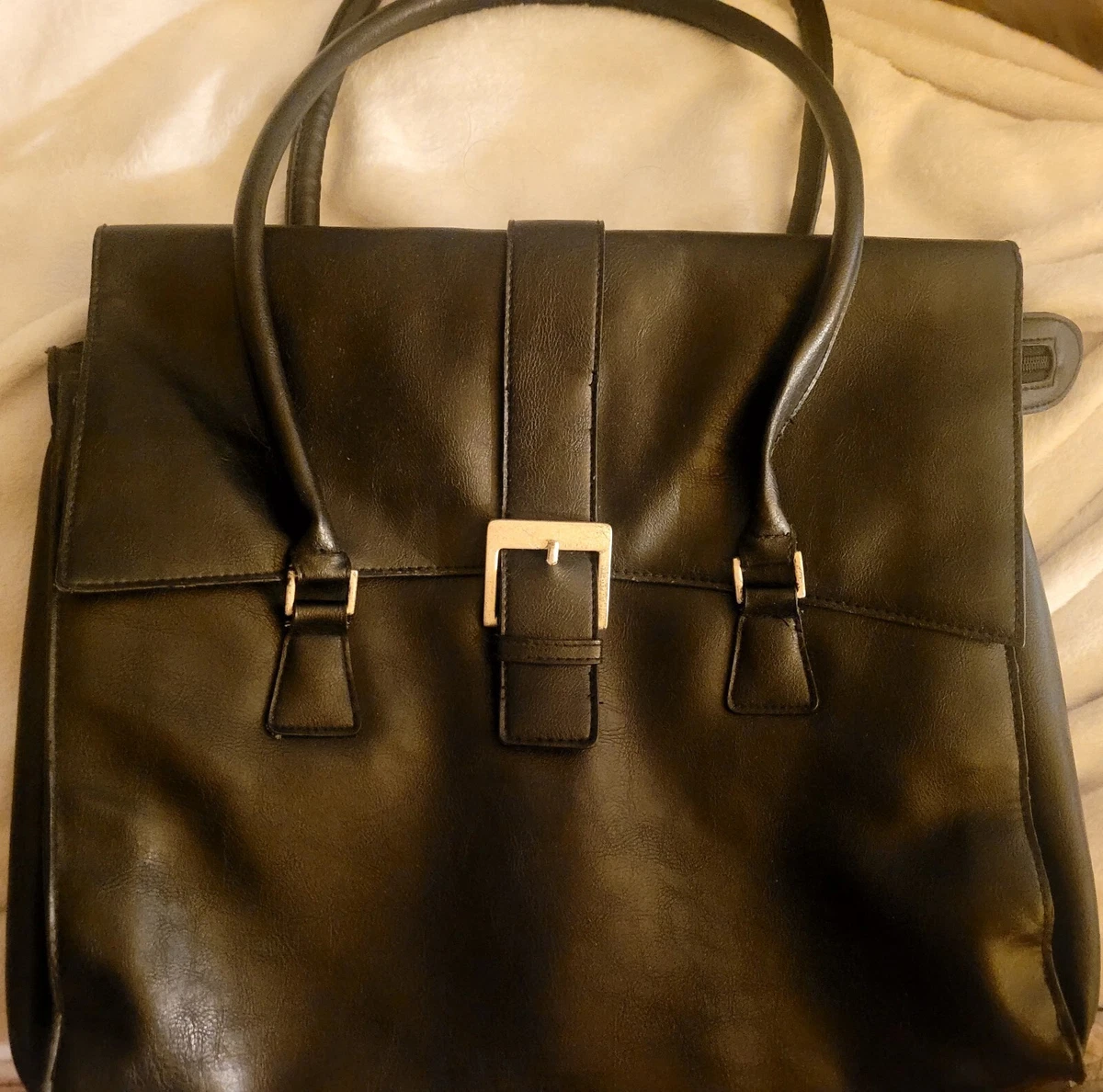 Women s Naturalizer Oversized Tote Laptop Bag for Women Black eBay