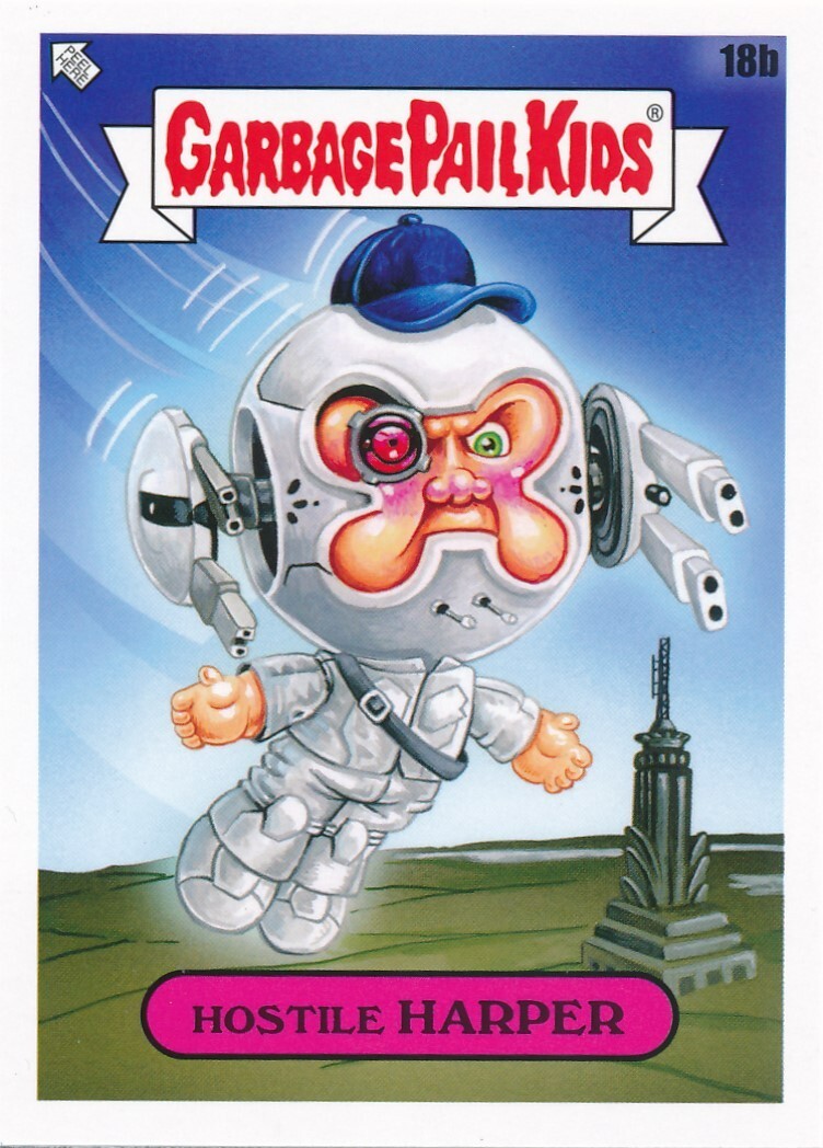 18b HOSTILE HARPER 2023 GPK Garbage Pail Kids 2 Intergoolactic