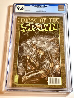 1997 Image Curse of the Spawn #7 SUTURE cover *RARE* Newsstand CGC 9.6 WP POP 1