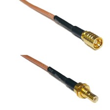 RG316 SMB FEMALE to SMB MALE BULKHEAD RF Cable Rapid-SHIP LOT