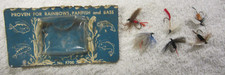 6 in lot,Fishing lures flies Four Seasons Chicago IL,VTG F700,bass,rainbow trout