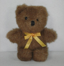 Dakin Teddy Bear 1990 Brown Plush Small 6" Vintage