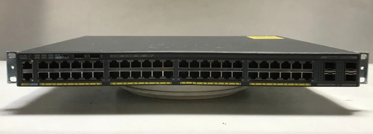 Cisco Catalyst 2960-X Series WS-C2960X-48LPS-L PoE+ Network Switch