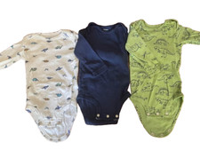 Dinosaur Graphic Print One Piece Set of 3 Carters Boy Infant Size 6 mo