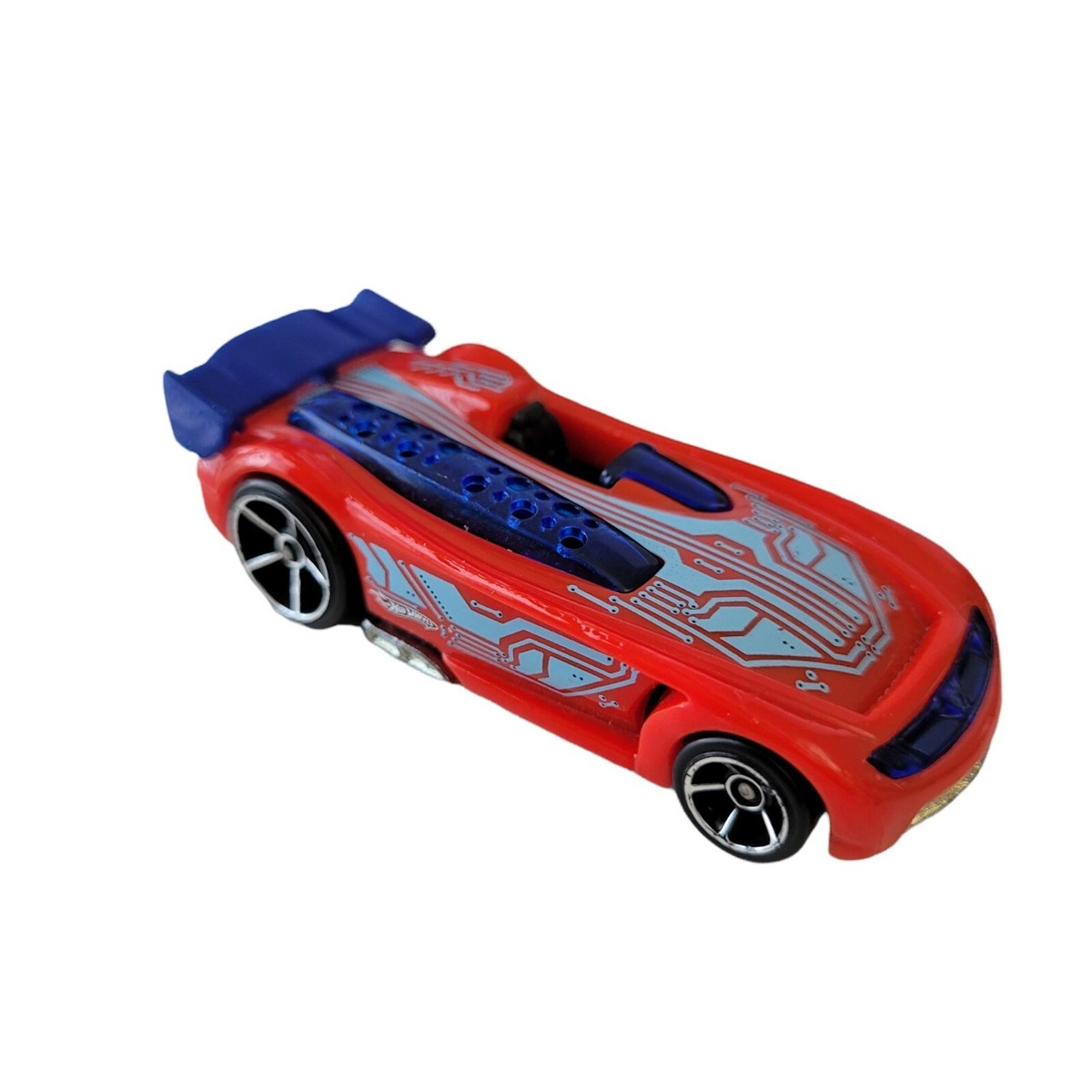 2010 Hot Wheels Battle Spec Trick Tracks Red And Blue 1:64 Loose