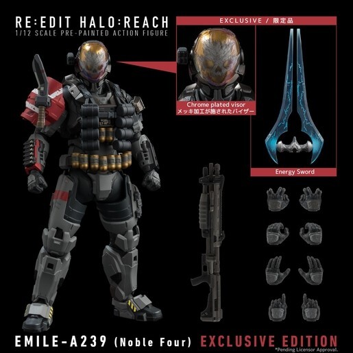RE:EDIT HALO: REACH 1/12 SCALE EMILE-A239 (Noble Four) EXCLUSIVE