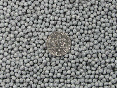 10 Lbs. 3 mm Fast Cutting Grey Abrasive Sphere Ceramic Porcelain Tumbling Media