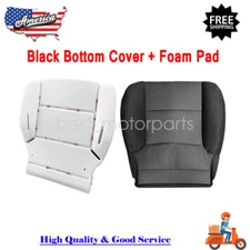 Driver Bottom Cloth Seat Cover Black Foam Pad For 15-19 Chevy Silverado 1500 Z71