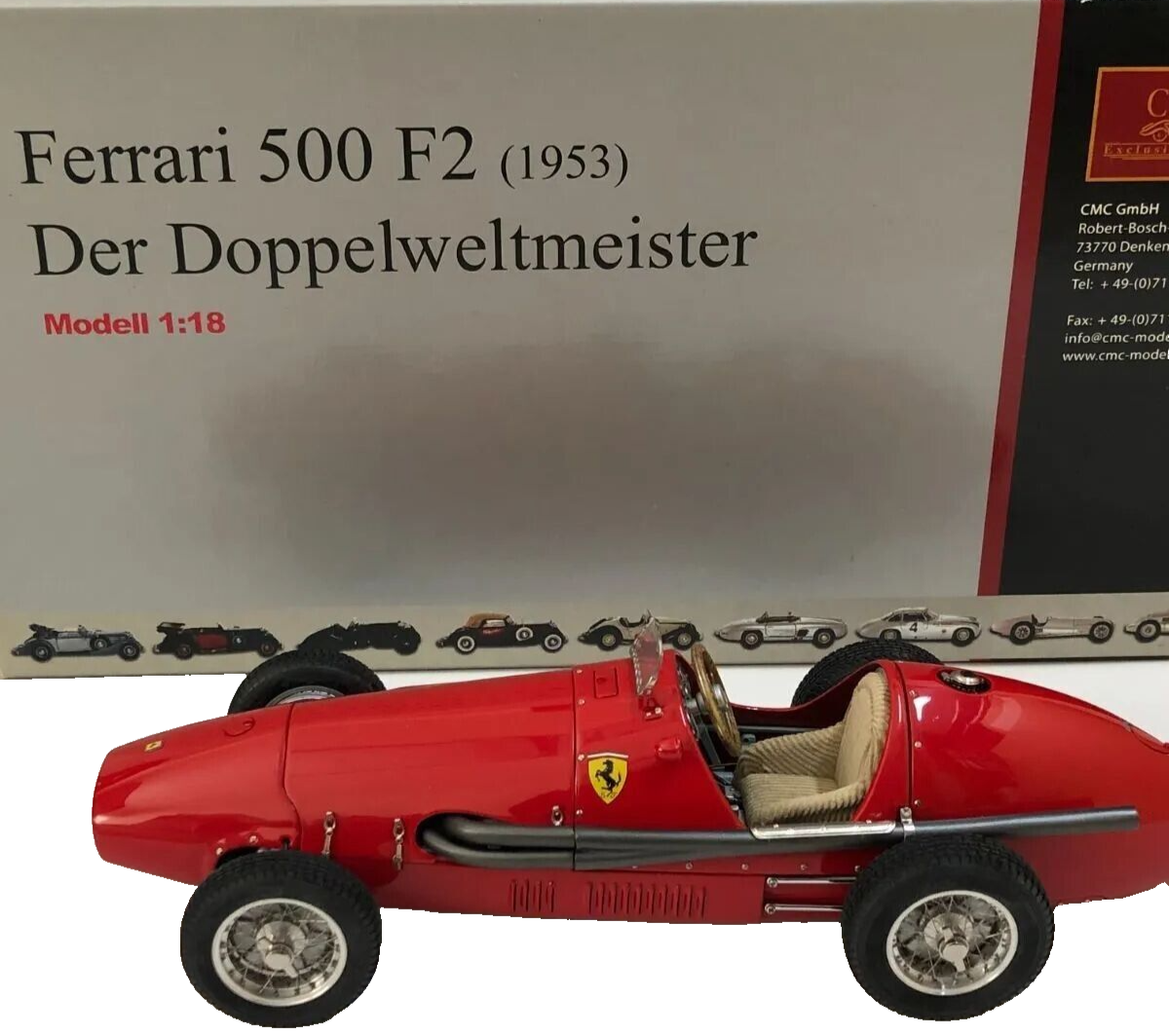ミニカー CMC Ferrari 500 F2 Der Doppelweltmeister CMC 1/18 Ferrari 500 F2 1953 Der Doppelweltmeister M-056 | eBay