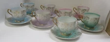 8 Vintage Lipper & Mann Cup and Saucer Sets