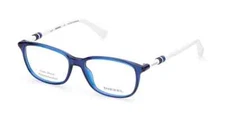 Diesel DL5394 092 Blue Crystal Plastic Optical Eyeglasses Frame 49-14-135 RX DL